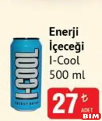 I-COOL ENERJİ İÇECEĞİ 500 ML